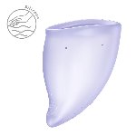 Менструальна чаша Fun Factory FUN CUP SIZE B Purple, багаторазова, діаметр 4,3 см, об’єм 30 мл - мініатюра 3