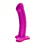 Фалоімітатор Fun Factory MAGNUM Blackberry, дуже гнучкий, довжина 18,3 см, діаметр 3,7 см - мініатюра 1