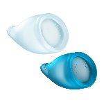 Набір менструальних чаш Fun Factory FUN CUP EXPLORE KIT, 2 шт, Multicolored Turquoise, об’єми 20 та 30 мл - мініатюра 3