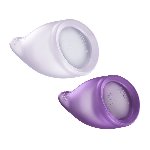 Набір менструальних чаш Fun Factory FUN CUP EXPLORE KIT, 2 шт, Multicolored Violet, об’єми 20 та 30 мл - мініатюра 3