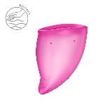 Менструальна чаша Fun Factory FUN CUP SIZE A Magenta, багаторазова, діаметр 4 см, об’єм 20 мл - мініатюра 3