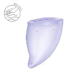 Менструальна чаша Fun Factory FUN CUP SIZE A Purple, багаторазова, діаметр 4 см, об’єм 20 мл - мініатюра 3