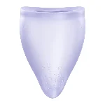 Менструальна чаша Fun Factory FUN CUP SIZE A Purple, багаторазова, діаметр 4 см, об’єм 20 мл - мініатюра 1