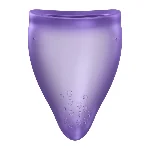 Менструальна чаша Fun Factory FUN CUP SIZE A Black Currant, багаторазова, діаметр 4 см, об’єм 20 мл - мініатюра 1
