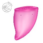 Менструальна чаша Fun Factory FUN CUP SIZE B Magenta, багаторазова, діаметр 4,3 см, об’єм 30 мл - мініатюра 3