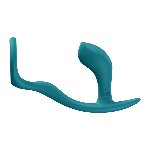 Анальна пробка з ерекційним кільцем Fun Factory BOOTIE RING Bottle Green - мініатюра 2