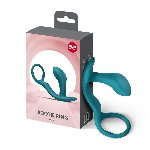 Анальна пробка з ерекційним кільцем Fun Factory BOOTIE RING Bottle Green - мініатюра 6