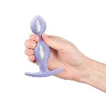 Анальні кульки Fun Factory B BALLS DUO Purple, ефект вібрації, діаметр 3,2 та 3,6 см - мініатюра 2