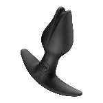 Анальна пробка Fun Factory BOOTIE FEM Black, у вигляді бутона, діаметр 2,9 см, тонкий обмежувач - мініатюра 1