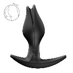 Анальна пробка Fun Factory BOOTIE FEM Black, у вигляді бутона, діаметр 2,9 см, тонкий обмежувач - мініатюра 4