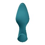 Анальна пробка Fun Factory BOOTIE FEM Bottle Green, у вигляді бутона, діаметр 2,9 см, тонкий обмежувач - мініатюра 3