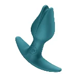 Анальна пробка Fun Factory BOOTIE FEM Bottle Green, у вигляді бутона, діаметр 2,9 см, тонкий обмежувач - мініатюра 1