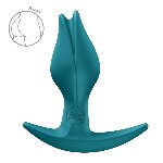 Анальна пробка Fun Factory BOOTIE FEM Bottle Green, у вигляді бутона, діаметр 2,9 см, тонкий обмежувач - мініатюра 4