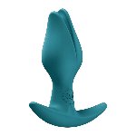 Анальна пробка Fun Factory BOOTIE FEM Bottle Green, у вигляді бутона, діаметр 2,9 см, тонкий обмежувач - мініатюра 2