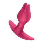 Анальна пробка Fun Factory BOOTIE FEM Raspberry, у вигляді бутона, діаметр 2,9 см, тонкий обмежувач - мініатюра 1