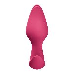 Анальна пробка Fun Factory BOOTIE FEM Raspberry, у вигляді бутона, діаметр 2,9 см, тонкий обмежувач - мініатюра 3