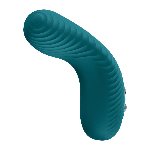 Накладний вібратор Fun Factory LAYA III Bottle Green, ефект постукування пальцем - мініатюра 3