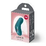Накладний вібратор Fun Factory LAYA III Bottle Green, ефект постукування пальцем - мініатюра 7