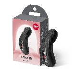 Накладний вібратор Fun Factory LAYA III Black, ефект постукування пальцем - мініатюра 3