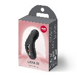 Накладний вібратор Fun Factory LAYA III Black, ефект постукування пальцем - мініатюра 4