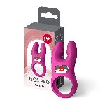 Ерекційне віброкільце з подвійною стимуляцією клітора Fun Factory NŌS PRO Magenta, 2 мотори - мініатюра 7