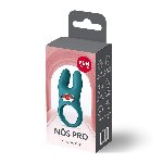 Ерекційне віброкільце з подвійною стимуляцією клітора Fun Factory NŌS PRO Bottle Green, 2 мотори - мініатюра 8