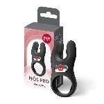 Ерекційне віброкільце з подвійною стимуляцією клітора Fun Factory NŌS PRO Black, 2 мотори - мініатюра 7