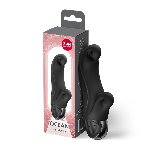 Вібратор-кролик Fun Factory OCEAN Black, для клітора та точки G, 6 режимів, на батарейках - мініатюра 3