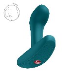 Анальна пробка Fun Factory Bootie Vibe Bottle Green - мініатюра 2