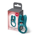 Ерекційне віброкільце з подвійною стимуляцією клітора Fun Factory NŌS CLASSIC Bottle Green, 2 мотори - мініатюра 7