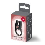 Ерекційне віброкільце з подвійною стимуляцією клітора Fun Factory NŌS CLASSIC Black, 2 мотори - мініатюра 8