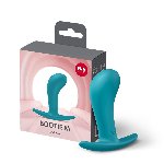 Анальна пробка Fun Factory BOOTIE M Aquamarine, діаметр 3,3 см, тонкий обмежувач - мініатюра 3