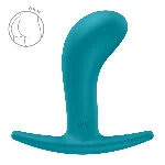 Анальна пробка Fun Factory BOOTIE M Aquamarine, діаметр 3,3 см, тонкий обмежувач - мініатюра 1