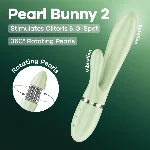 Вібратор-кролик Satisfyer Pearl Bunny 2 Light Green - мініатюра 9