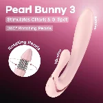 Вібратор-кролик Satisfyer Pearl Bunny 3 - мініатюра 9