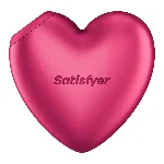 Вакуумний стимулятор-серце з вібрацією Satisfyer Cutie Heart Battery Series - мініатюра 1