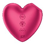 Вакуумний стимулятор-серце з вібрацією Satisfyer Cutie Heart Battery Series - мініатюра 3