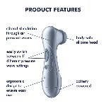 Вакуумний кліторальний стимулятор Satisfyer Pro 2 Generation 2 Battery Series Light Blue - мініатюра 5