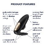 Вакуумний вібратор для пар Satisfyer Pro 4 Couples Battery Series, підходить для сексу у парі - мініатюра 5
