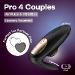 Вакуумний вібратор для пар Satisfyer Pro 4 Couples Battery Series, підходить для сексу у парі - мініатюра 6