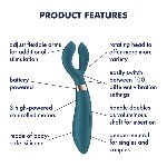Вібратор для пар Satisfyer Endless Fun Battery Series, три мотора, багатофункціональний - мініатюра 5
