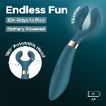 Вібратор для пар Satisfyer Endless Fun Battery Series, три мотора, багатофункціональний - мініатюра 6