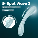 Вібратор Satisfyer G-Spot Wave 2 Ice Blue, імітує доторкання пальця - мініатюра 6