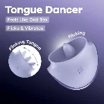 Вібростимулятор для клітора Satisfyer Tongue Dancer з язичком - мініатюра 6