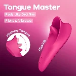 Вібростимулятор для клітора Satisfyer Tongue Master з язичком - мініатюра 6