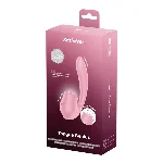 Вагінально-кліторальний вібратор Satisfyer Tongue Genius з язичком - мініатюра 5