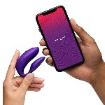 Смарт-вібратор для пар We-Vibe Chorus Pro Cosmic Purple - мініатюра 15