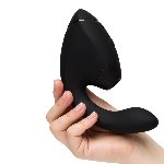 Подвійний вакуумний кліторальний стимулятор з вібрацією Womanizer Next Duo - Black - мініатюра 3