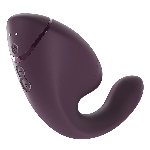Подвійний вакуумний кліторальний стимулятор з вібрацією Womanizer Next Duo - Dark Purple - мініатюра 6
