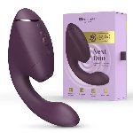 Подвійний вакуумний кліторальний стимулятор з вібрацією Womanizer Next Duo - Dark Purple - мініатюра 15
